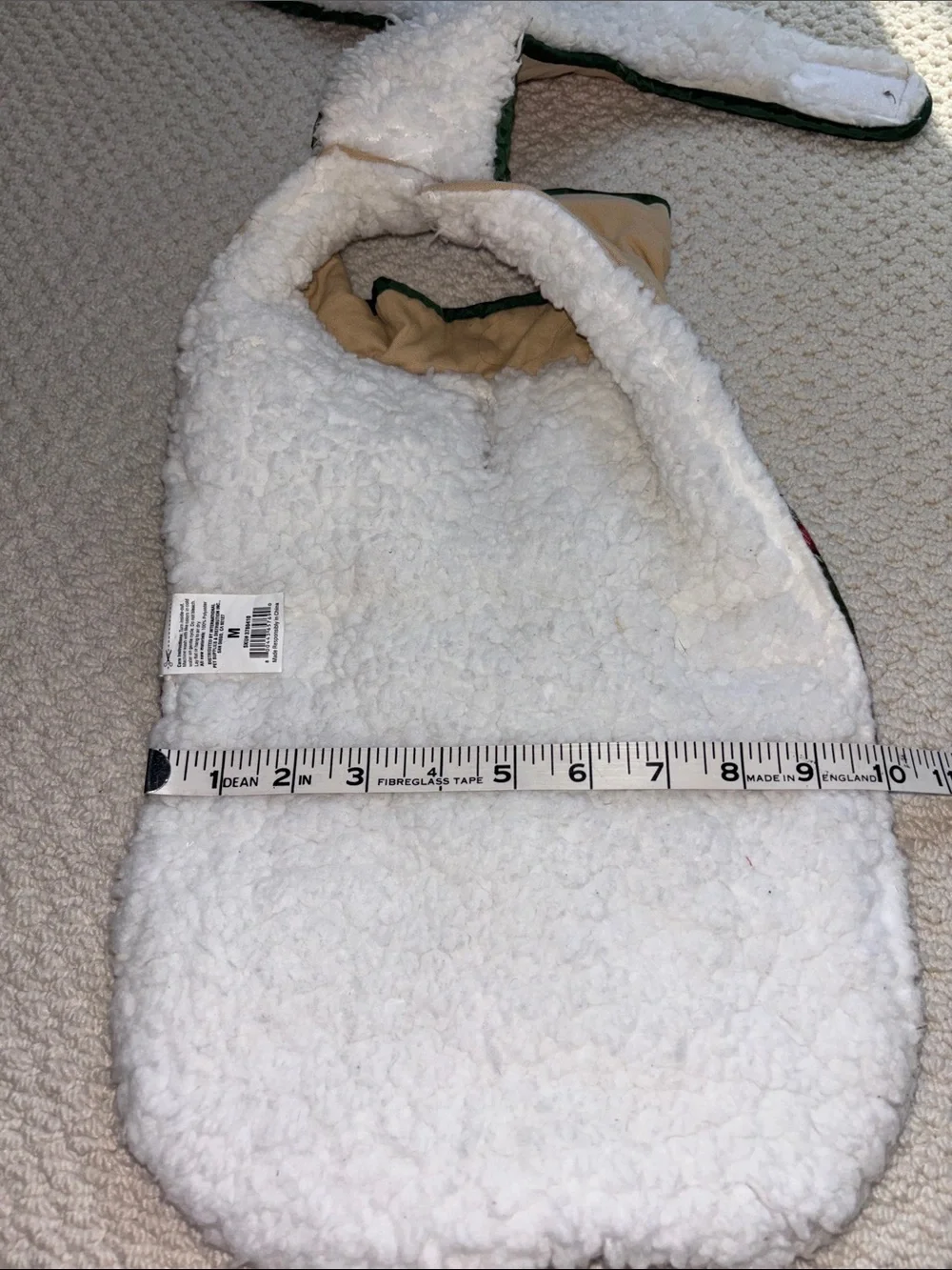 Dog Fleece Check Jacket